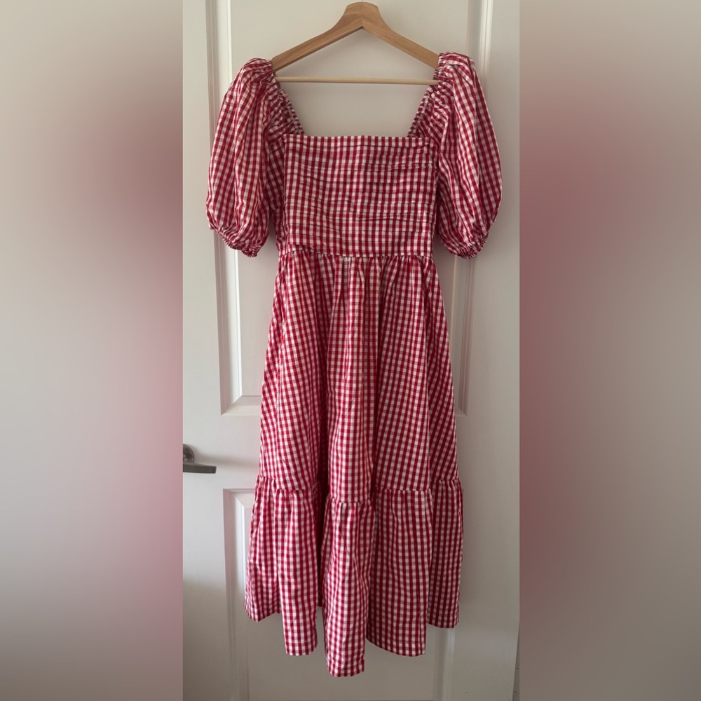 Abercrombie & Fitch puff sleeve dress NWT - Picture 4 of 6